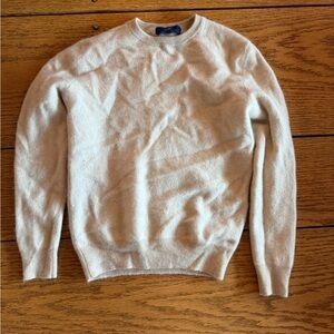 Elegant Men's Beige Cardigan Sweater